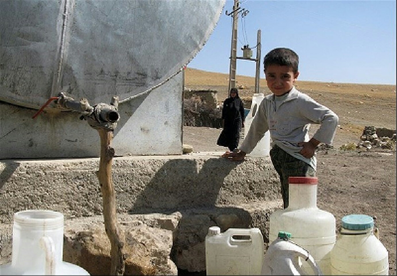 رفع مشکل کمبود آب شرب در برخی از روستا‌های تایباد