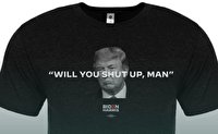 تولید تی شرت «خفه شو مرد» در آمریکا