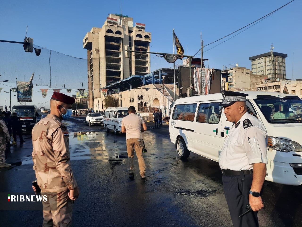 بازگشایی میدان التحریر بغداد