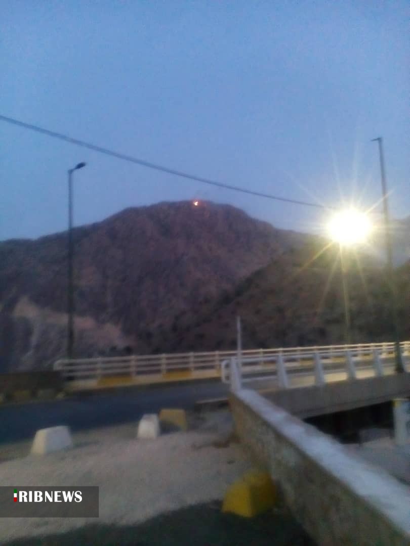خاموش شدن شعله آتش در کوه ددر