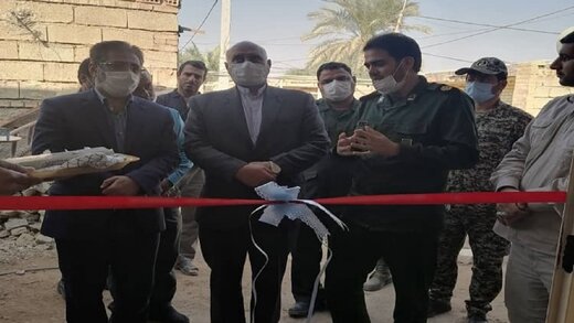 افتتاح خانه مسکونی ساخته شده از سوی جهادگران در دشت آزادگان