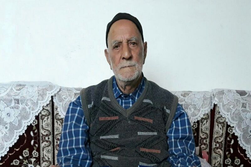 تشییع و خاکسپاری پیکر پدر شهیدان جعفری ویدوجی در روستای ویدوج کاشان