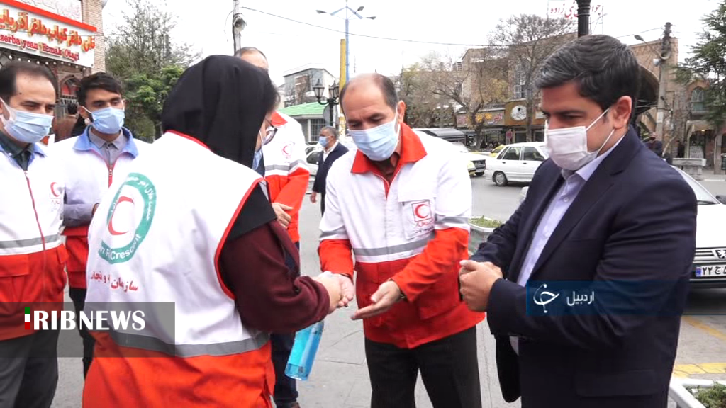 فعالیت گروههای آمران سلامت هلال احمر در استان اردبیل