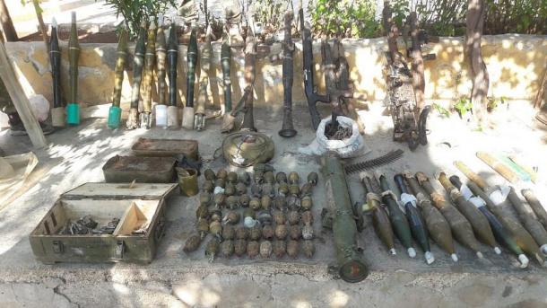 کشف انبار بزرگ بمب و راکت در استان الانبار