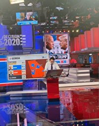 آماده باش رسانه ها برای اعلام نتایج نهایی انتخابات ۲۰۲۰ آمریکا