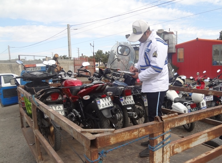 ترخیص موتورسیکلت‌های رسوبی در استان قزوین