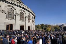 مهلت مخالفان به دولت ارمنستان برای استعفا