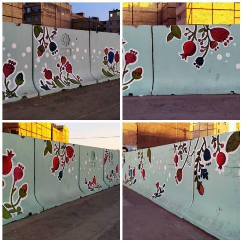 اجرای بیش از ۱۹ هزار متر نقاشی دیواری در مدارس مشهد