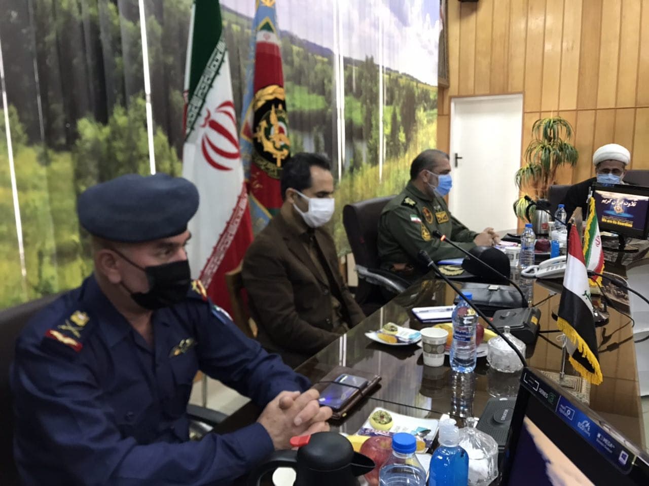 دیدار فرمانده هوانیروز ارتش عراق با همتای ایرانی