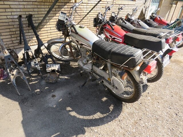 سرقت موتورسیکلت در تهران و کشف در فراشبند