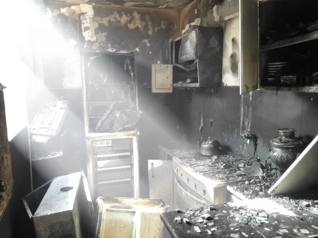 فوت یک نفر در آتش سوزی واحد مسکونی در پاسگاه نعمت آباد