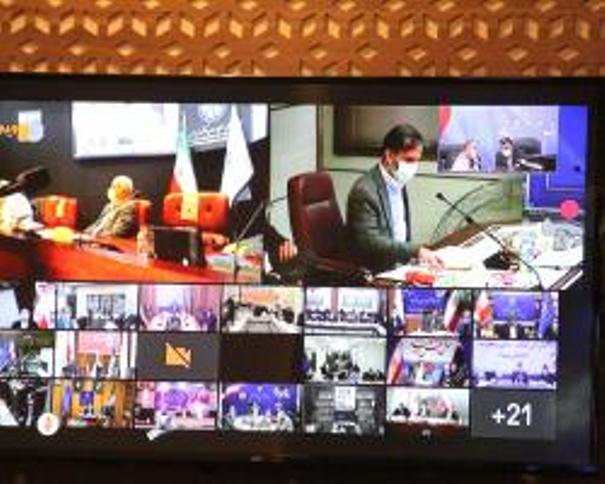 نشست ویدئو کنفرانسی رئیس سازمان صمت استان با وزیر