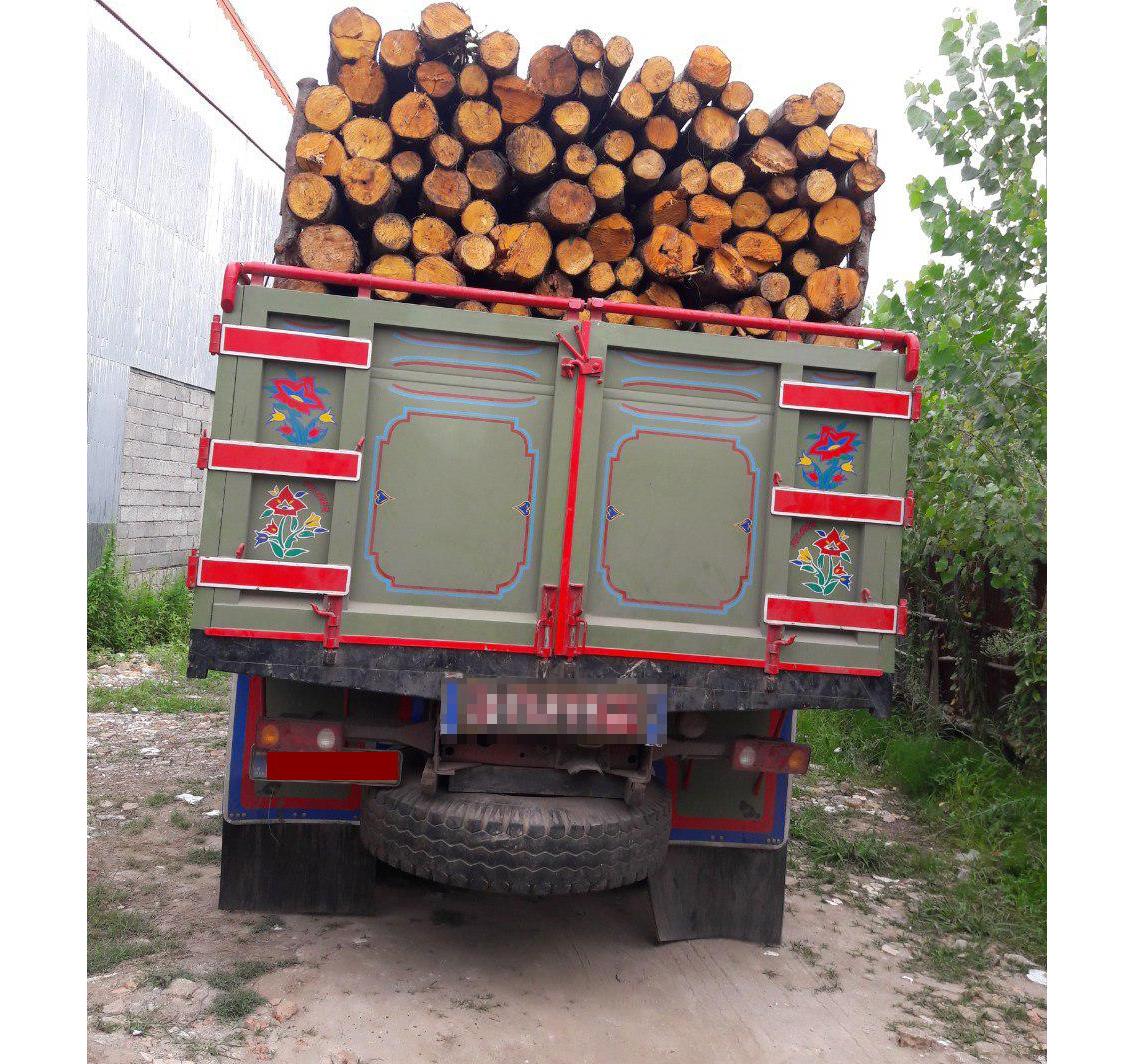 کشف ۱۰ تن چوب قاچاق در اسلام آبادغرب