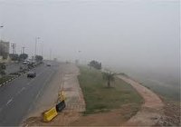آسمان خوزستان مه آلود می شود
