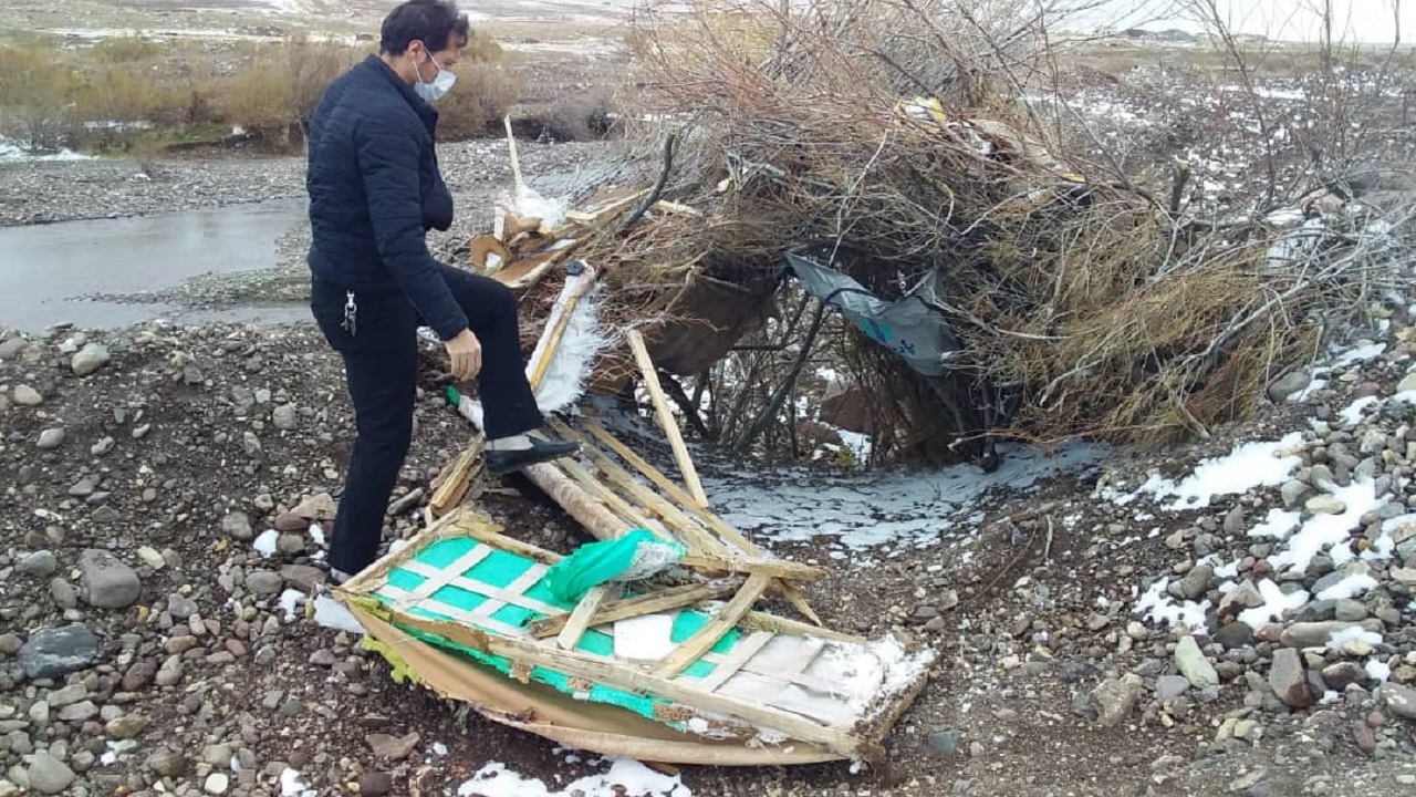 تخریب کومه‌های شکارچیان در زیستگاه‌های استان قزوین
