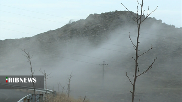 مه و کاهش دید افقی در زنجان