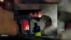 آتش سوزی روزنامه فروشی و مرگ دکه دار در اسلامشهر