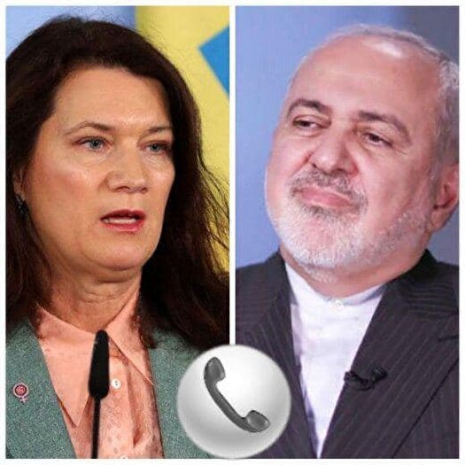 گفتگوی تلفنی وزیران خارجه ایران و سوئد