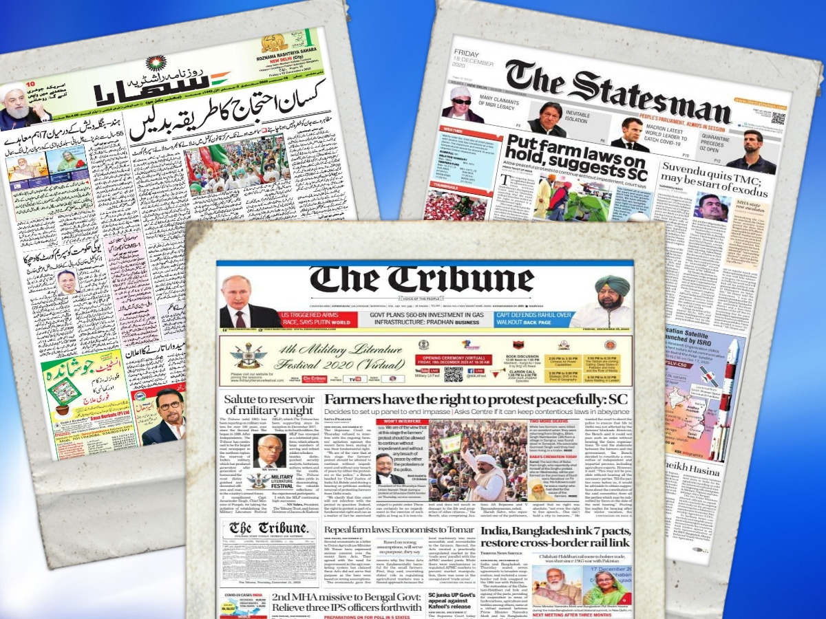 مهمترین عناوین خبری روزنامه‌های هند