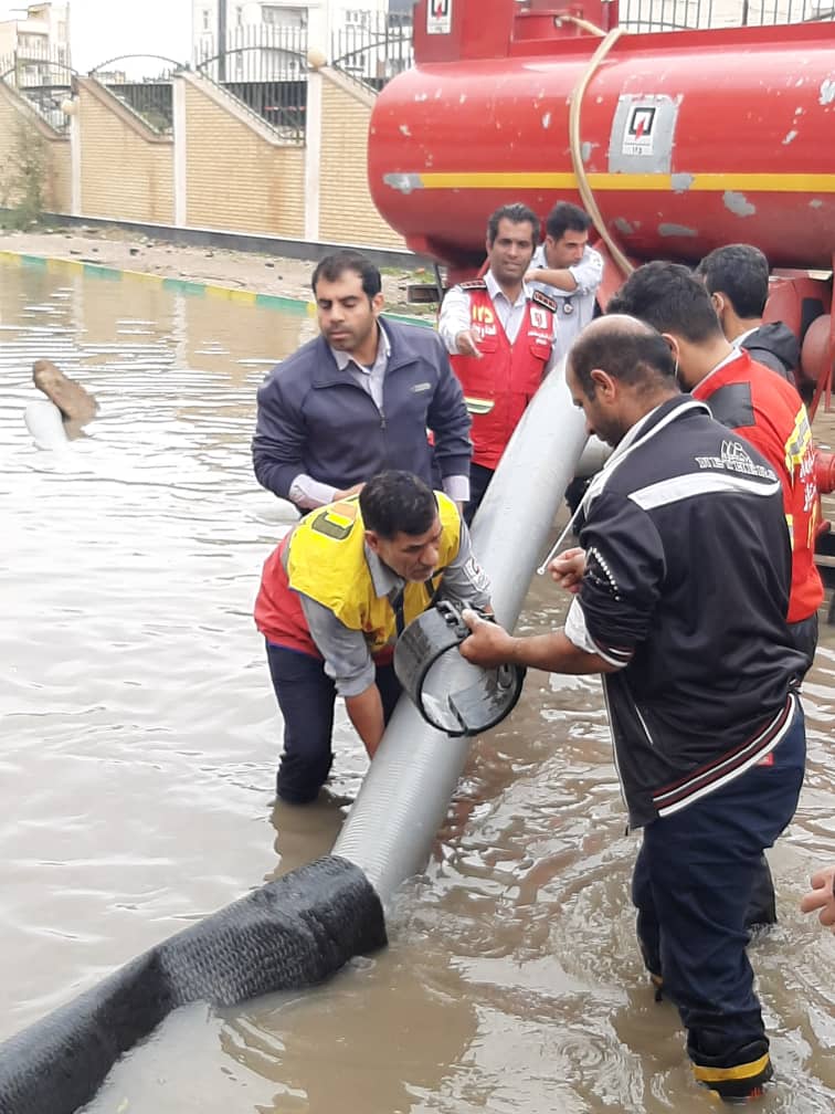 روز پرحادثه برای آتش نشانان اهوازی