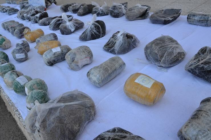 کشف بیش از ۲۵۰ کیلوگرم مواد مخدر طی عملیات مشترک پلیس پایتخت