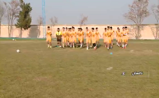 فوتبالیست‌های تاکستانی در تدارک حضوری قدرتمند در لیگ برتر جوانان + فیلم