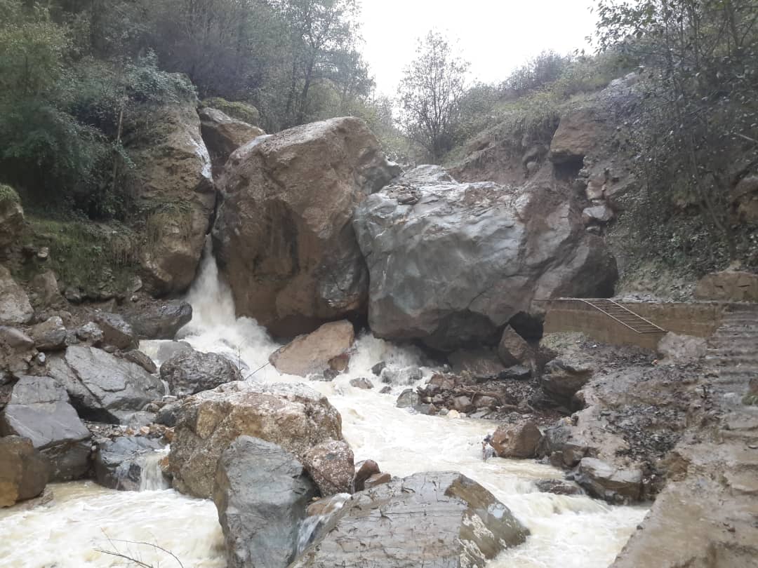 تخریب آبشار شهر تاریخی ماسوله