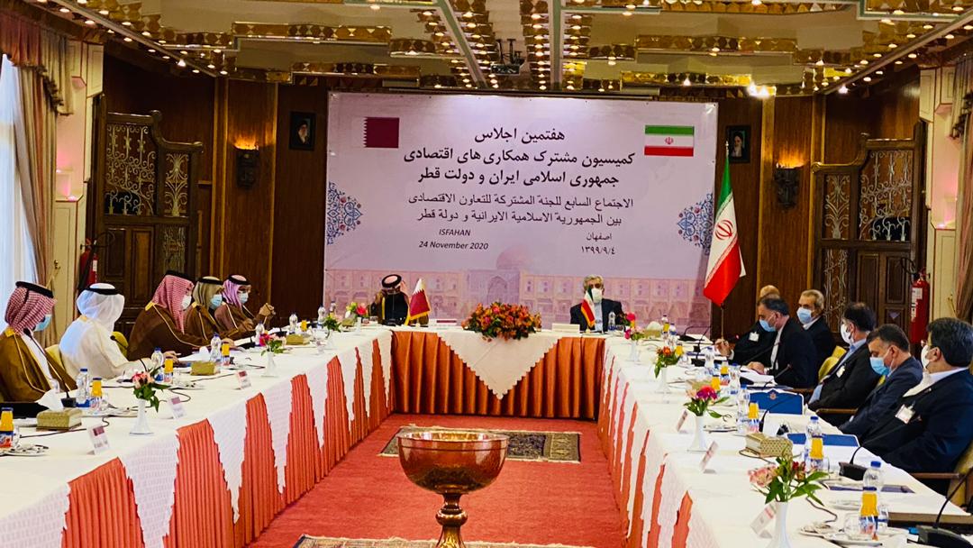 آغاز بکار هفتمین اجلاس کمیسیون مشترک ایران و قطر در اصفهان