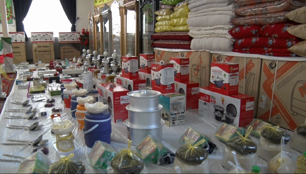 اهداء 21 سری جهیزیه در عجب شیر و بناب