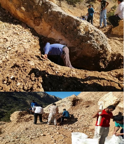 بازگشایی جاده روستای گلال