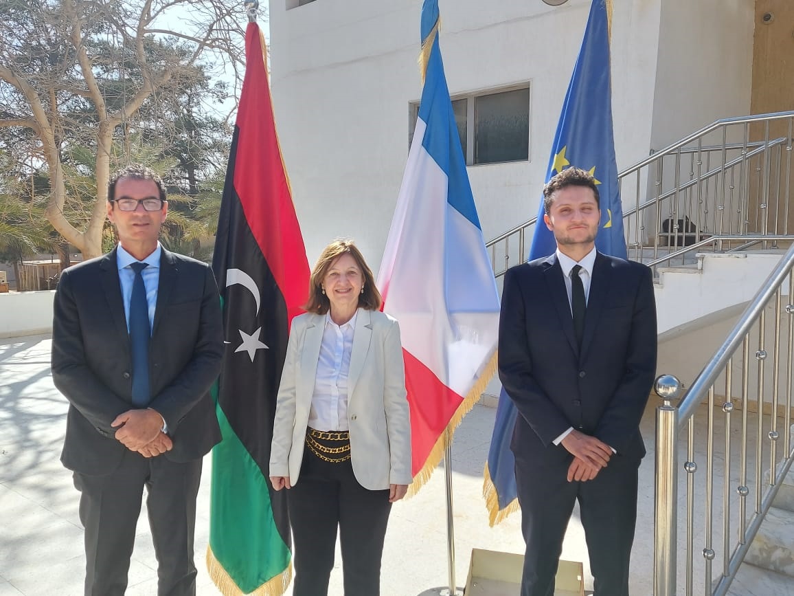 بازگشایی سفارت فرانسه در لیبی