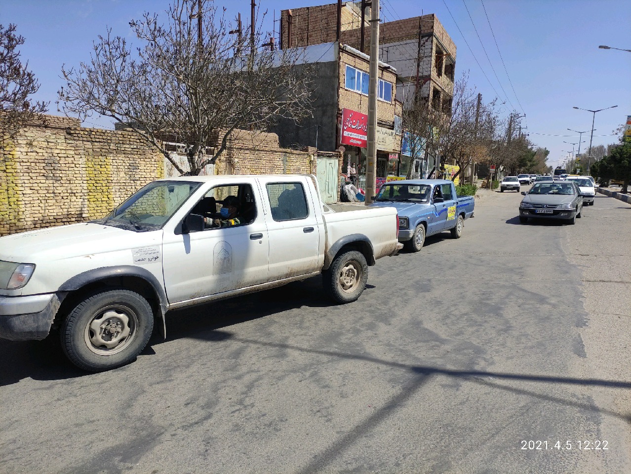 برگزاری مانور خودرویی سن غلات در شهرستان جوین