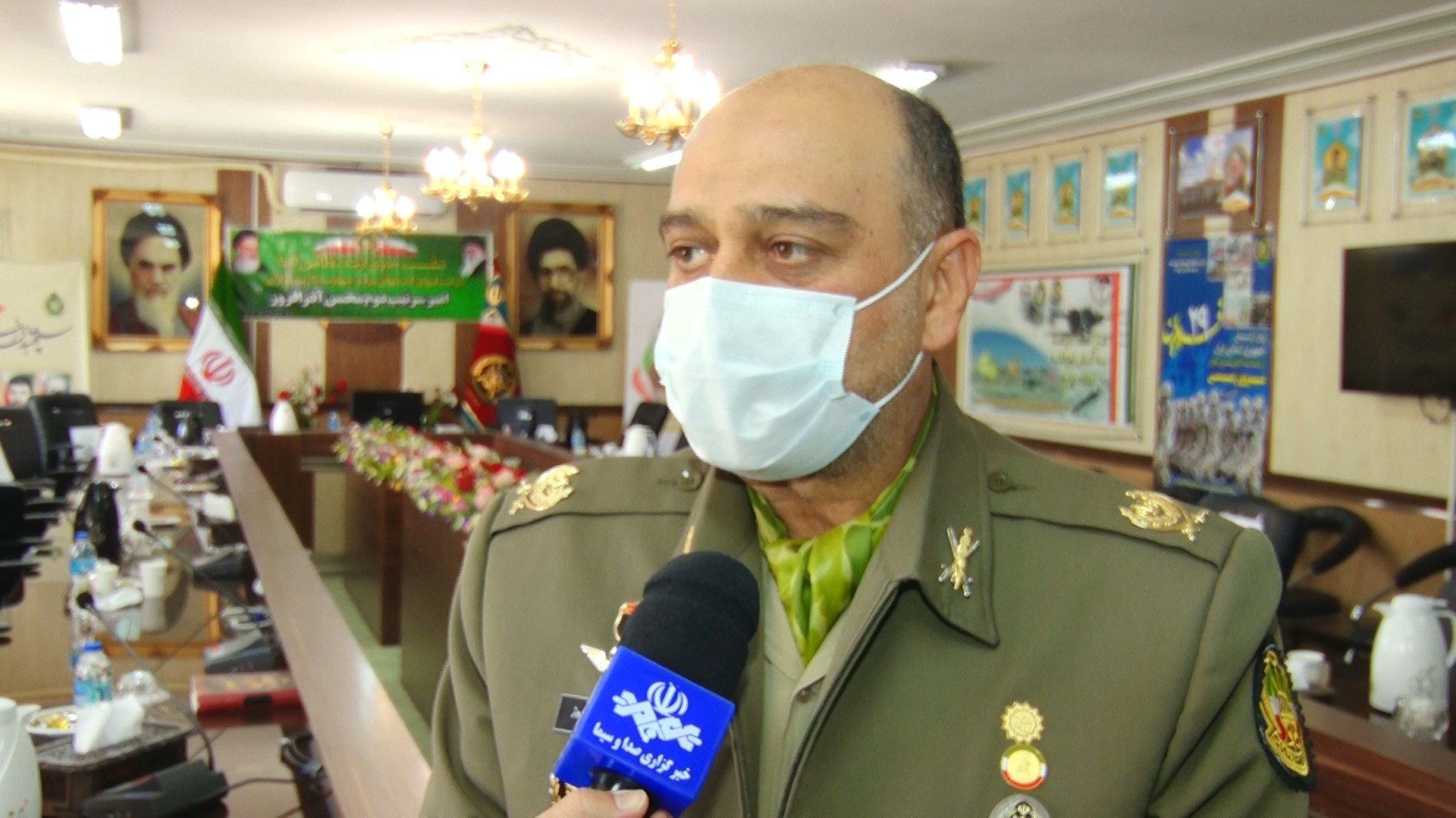 مراسم روز ارتش بصورت خودرویی و موتوری در اصفهان