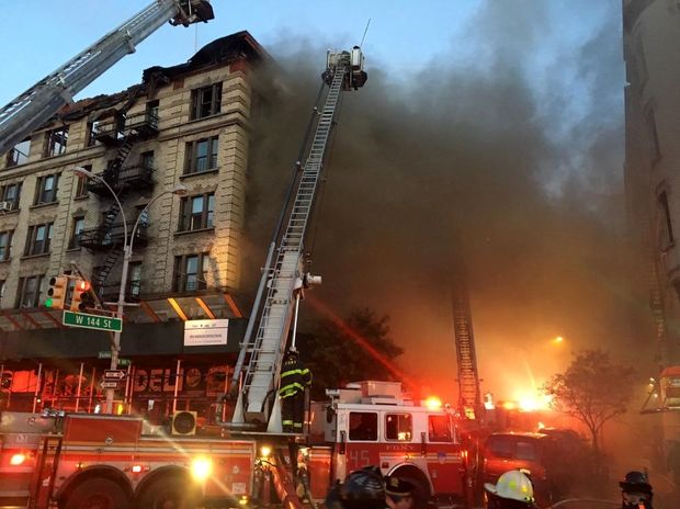 آتش سوزی در ساختمان مسکونی در نیویورک