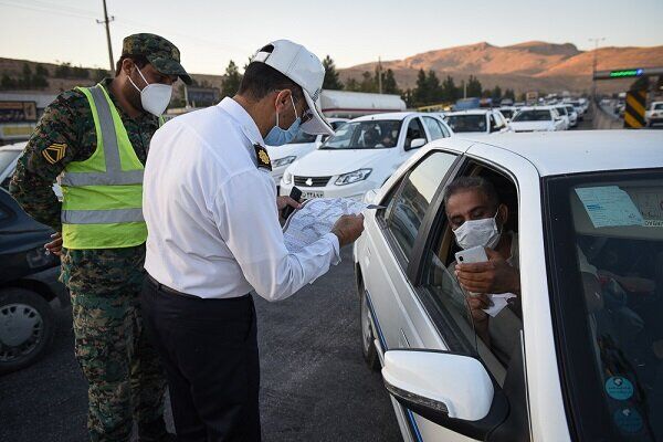 جریمه ۳۷۰ هزار خودرو بی‌توجه به کرونا در فارس