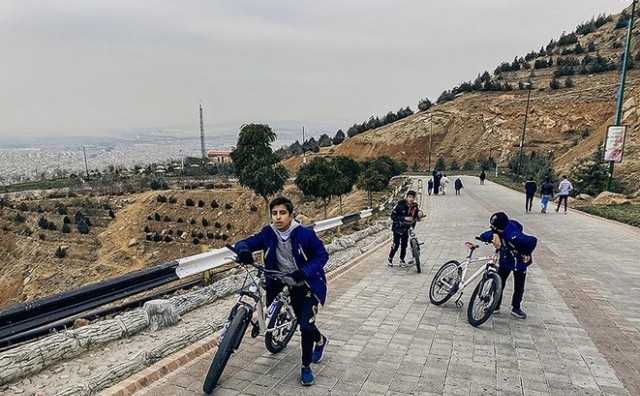 ایجاد ایستگاه‌های دوچرخه در ارتفاعات عینالی تبریز