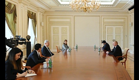 دیدار الهام علی‌اف با رئیس مجمع عمومی سازمان ملل