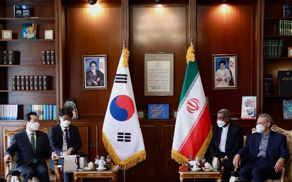 رایزنی نخست وزیر کره جنوبی با لاریجانی