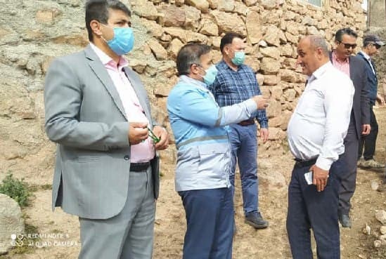 بازدید کارشناسان زمین شناسی از روستا‌های در معرض خطر استان قزوین