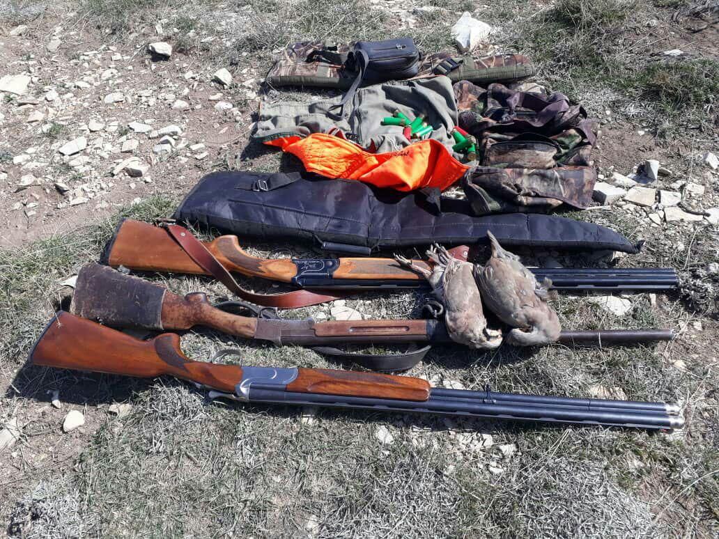 دستگیری شش متخلف صید و شکار در آران و بیدگل