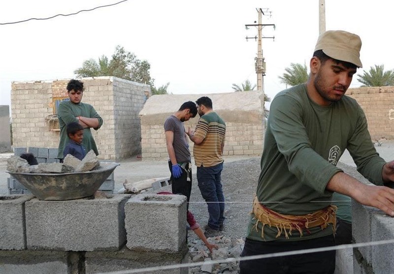 خدمات ۱۰ روزه ۱۴ جهادگر از آران و بیدگل به زلزله‌زدگان سی سخت