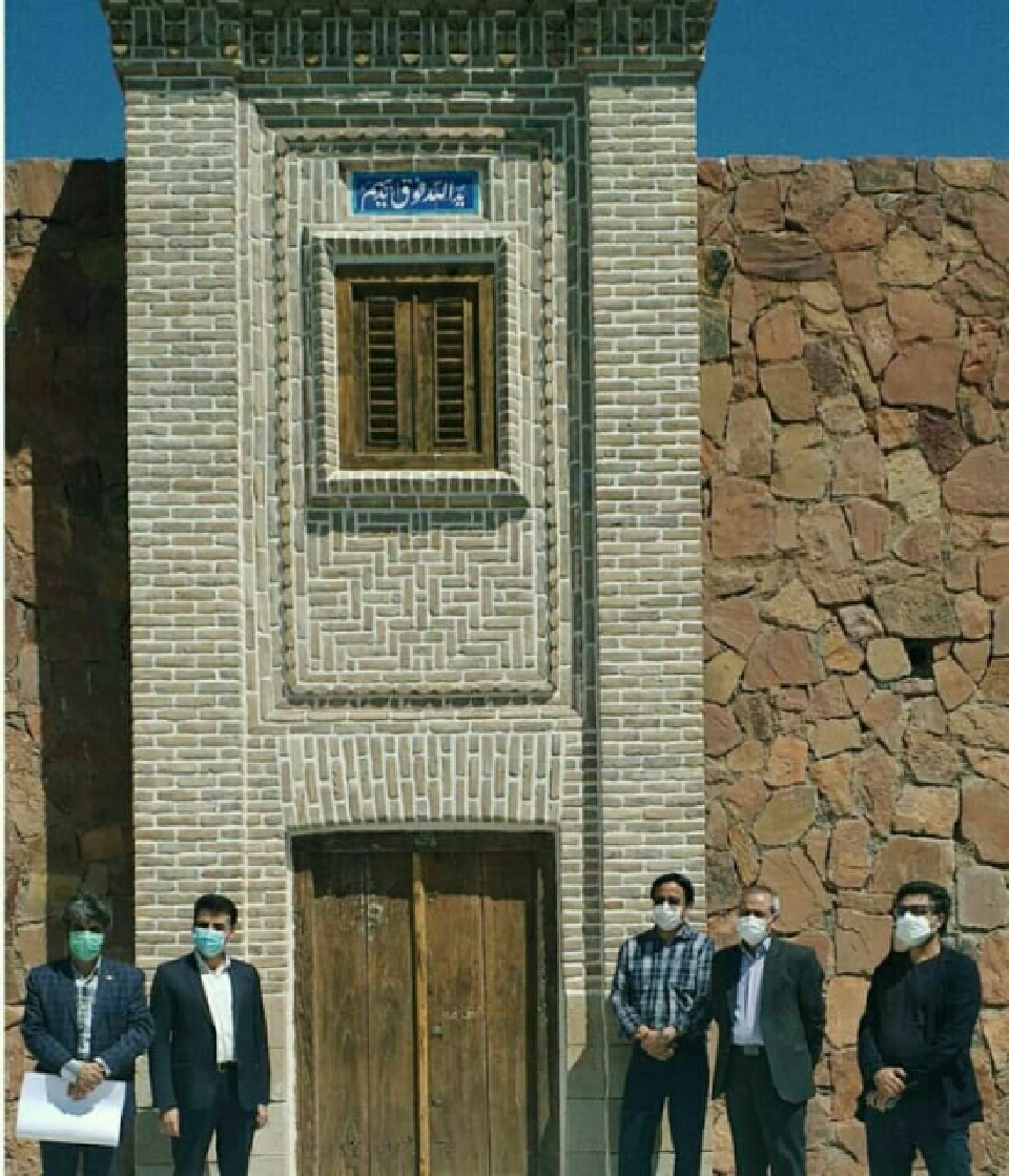 رونمایی از سردر خانه تاریخی پارسی در سبزوار