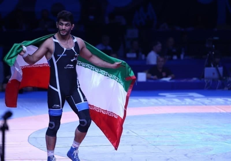 قهرمانی ایران در رقابت های کشتی آزاد قزاقستان