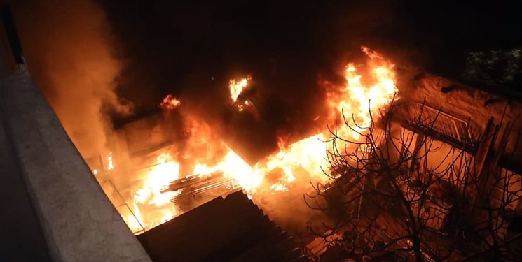 انفجار و آتش سوزی در شهرک صنعتی شماره۲ اردبیل با ۲ جانباخته