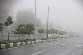 پدیده مه در آسمان خوزستان