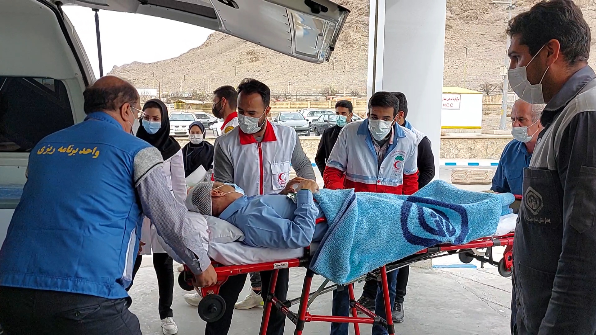 اجرای مانور عملیاتی زلزله در بیمارستان امام علی (ع)