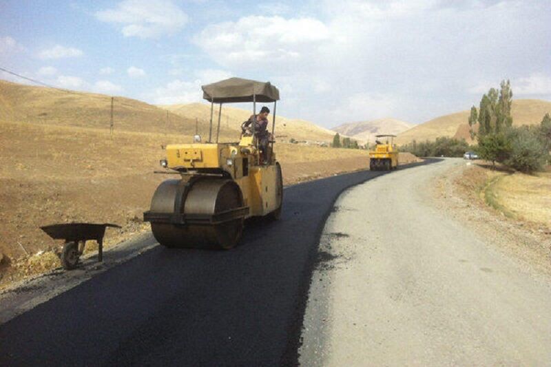 آسفالت ۲۰۱ کیلومتر راه روستایی در کردستان