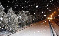 ادامه بارش پراکنده برف  در آذربایجان غربی