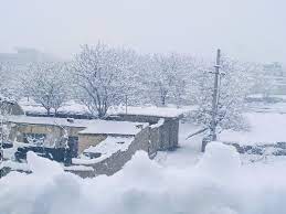 ملاده رکورددار بارش برف در شبانه روز گذشته