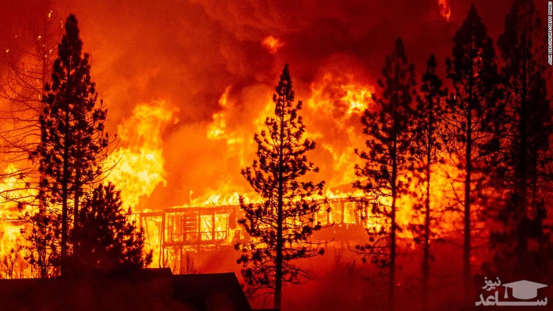 آتش سوزی در جنگل های آمریکا